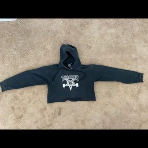 Thrasher Cropped hoodie